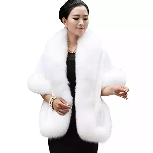 Caracilia Women's Faux Fur Coat