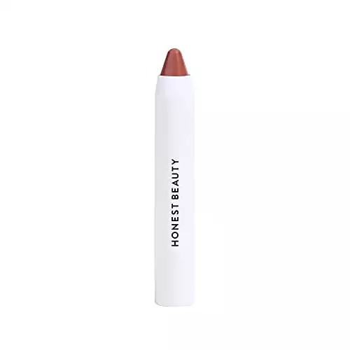 Honest Beauty Lip Crayon-Demi-Matte, Marsala with Jojoba Oil & Shea Butter | Lightweight, High-Impact Color | EWG Certified + Dermatologist tested + Hypoallergenic & Cruelty free | 0.105 oz.