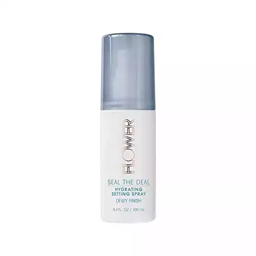 Flower Beauty Seal The Deal Setting Spray, Hydrating and Flawless Finish for All Day Face Makeup, Cruelty-Free 3.4fl oz