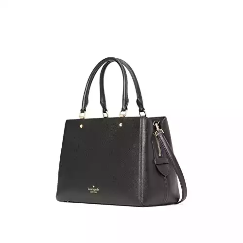 Kate Spade Leila Medium Triple Compartment Satchel Women’s Leather Handbag