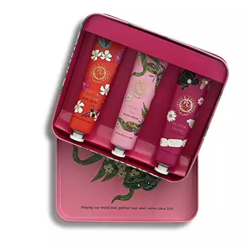 Murphy & Daughters Gift Set of 3 Full Size Hand Creams in a Tin - Rose, Grapefruit & Frangipani