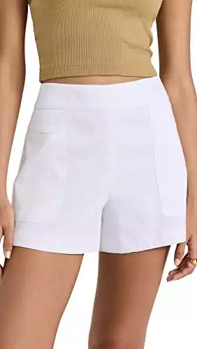 Theory Women Mini Utility Shorts, White